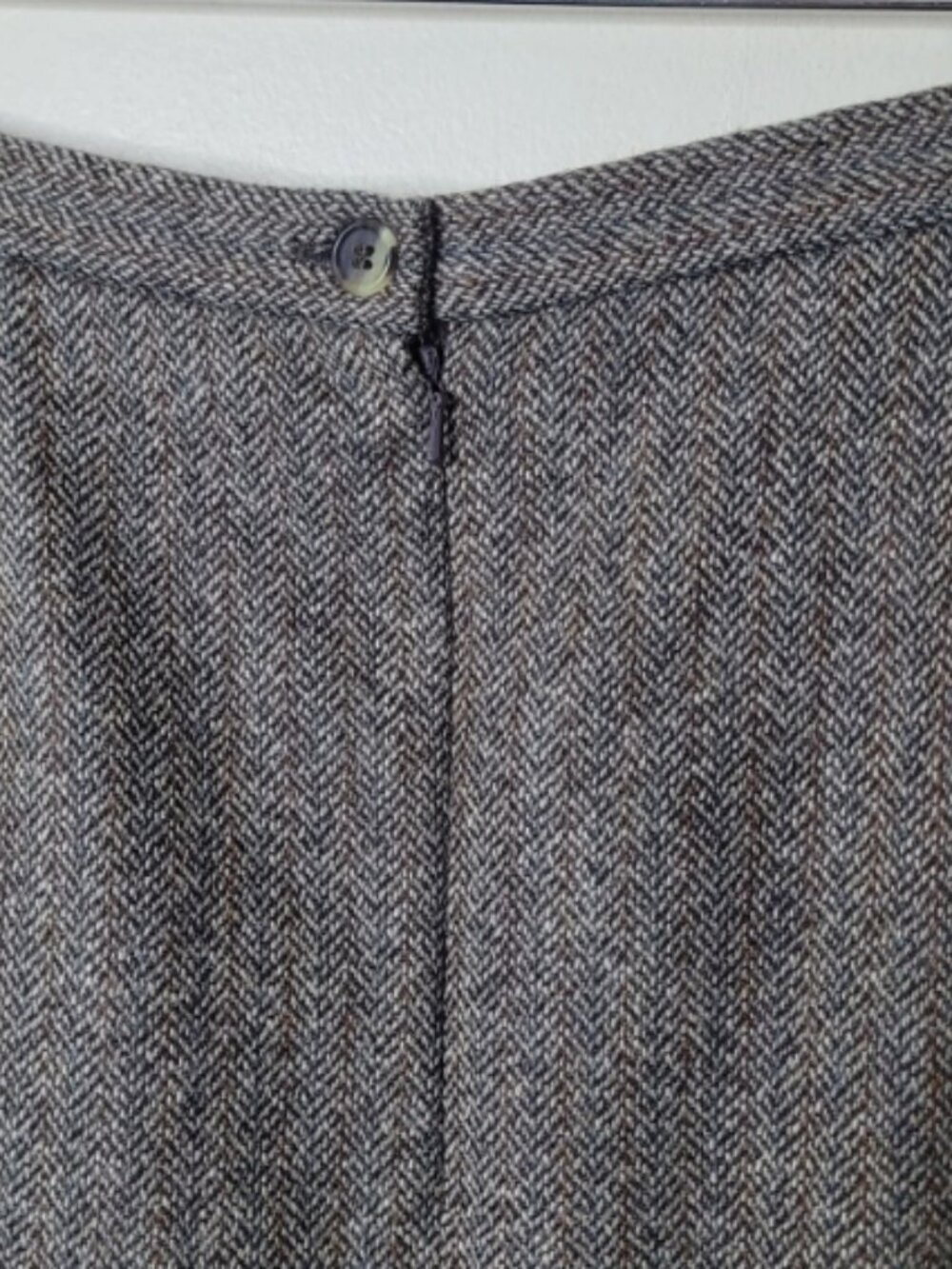 Vintage Laura Ashley Pure New Wool A-Line Midi Skirt 29" Waist - Picture 8 of 10